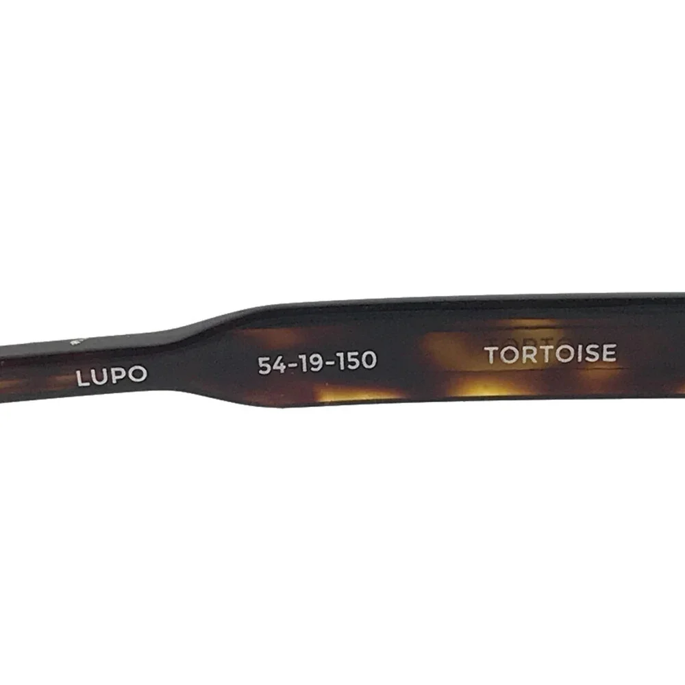 Lazzaro Eyeglasses Frames LUPO TORTOISE Gray Rectangle Full Rim 54-19-150